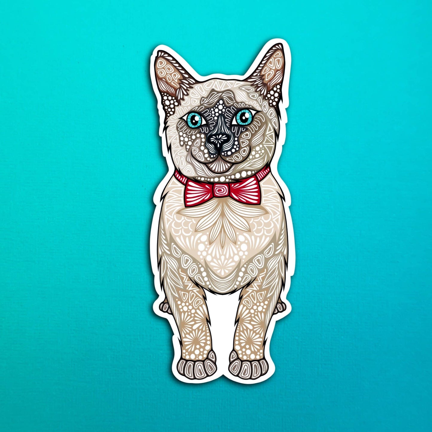 Groot the Cat Waterproof Sticker