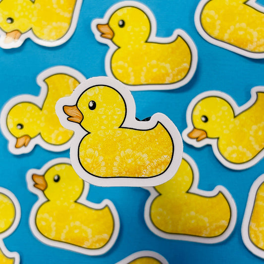 Mini Duck Waterproof Sticker