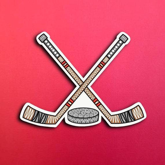 Hockey Waterproof Sticker