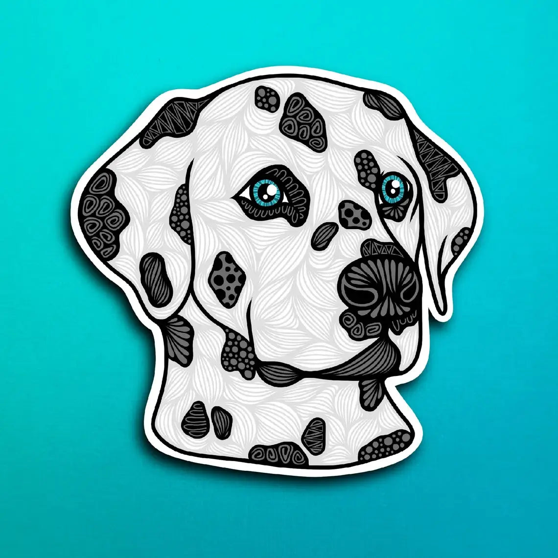 Dalmatian Dog Waterproof Sticker