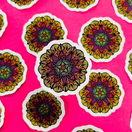 Mini Mandala Waterproof Sticker