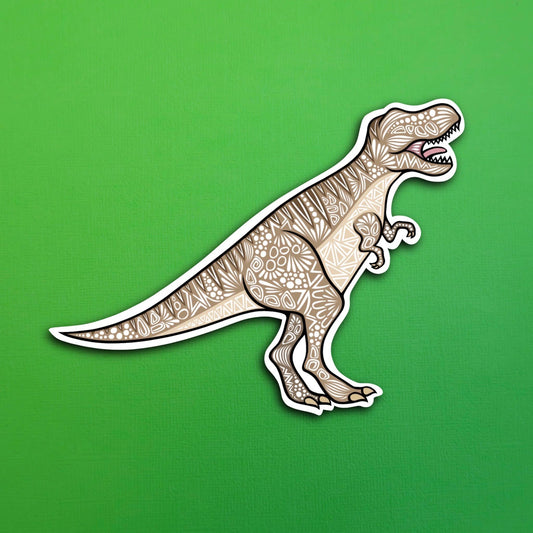 T-Rex Dinosaur Waterproof Sticker