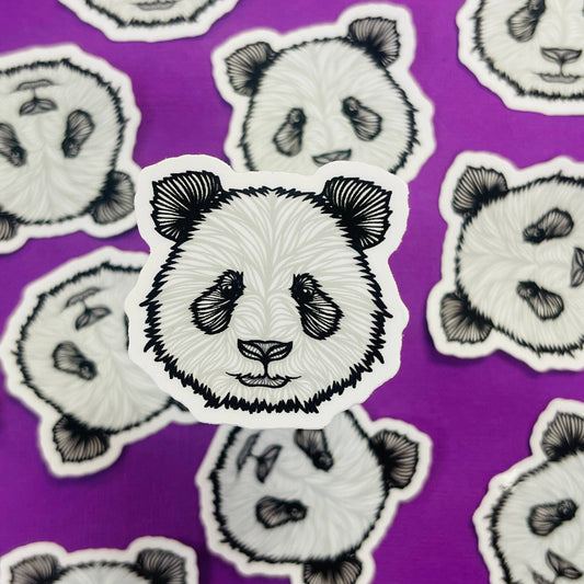 Mini Panda Waterproof Sticker
