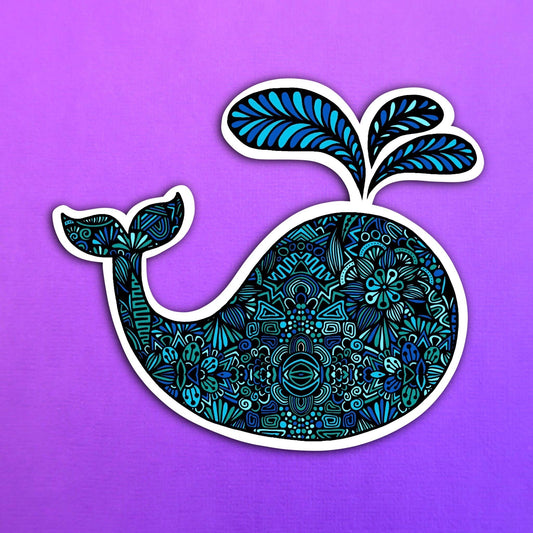 Whale Sticker (WATERPROOF)
