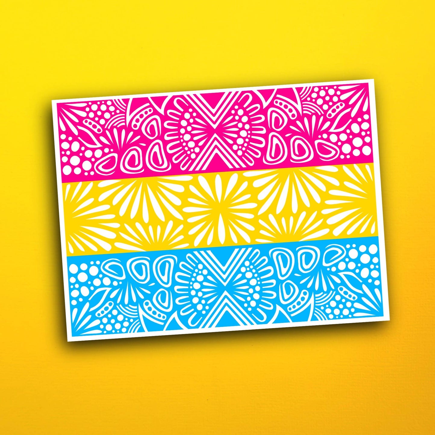 Pansexual Pride Flag Waterproof Sticker