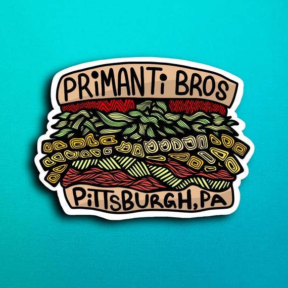 Pittsburgh Primanti Bros Waterproof Sticker