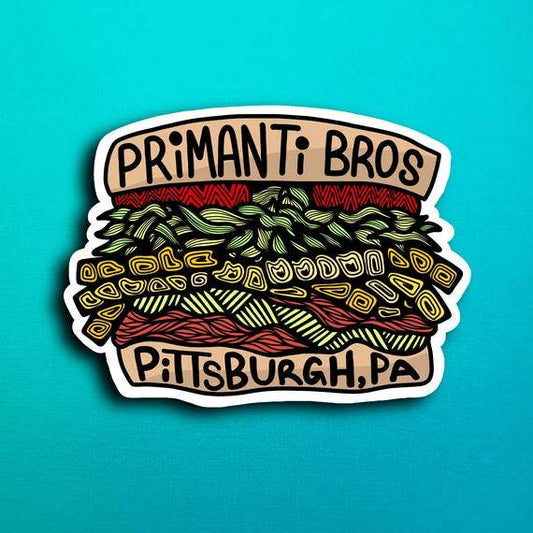 Pittsburgh Primanti Bros Waterproof Sticker