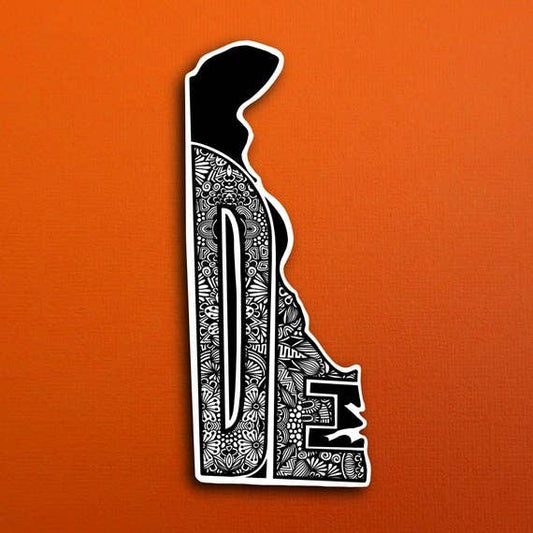 Delaware State Waterproof Sticker