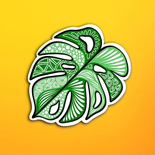 NEW Monstera Leaf Waterproof Sticker