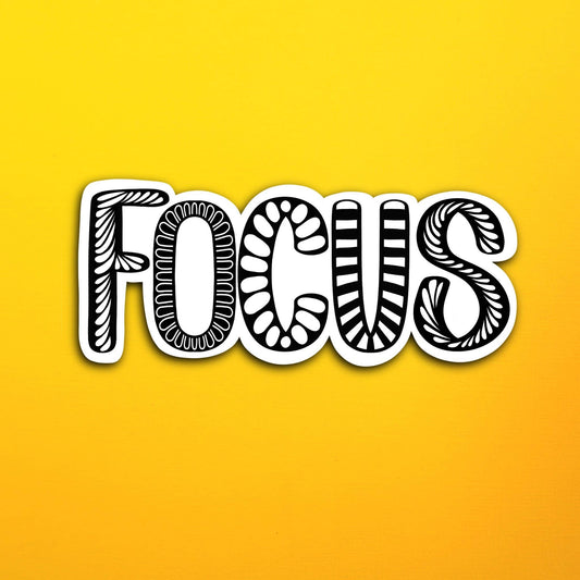 Focus Waterproof Sticker