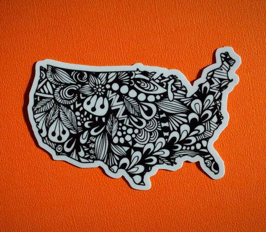 U.S Waterproof Sticker
