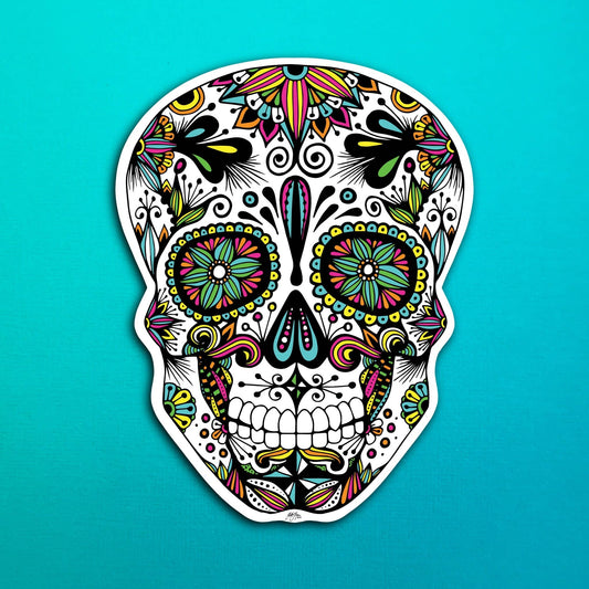 Sugar Skull Waterproof Sticker