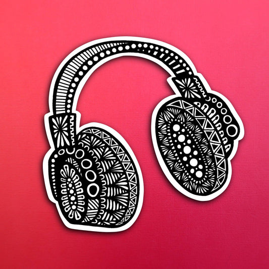 Headphones Waterproof Sticker