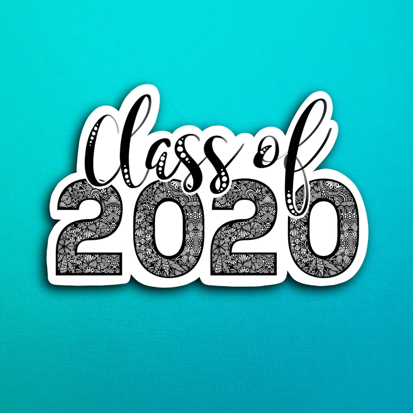 Class of 2020 Waterproof Sticker