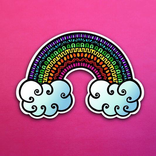 Rainbow Waterproof Sticker