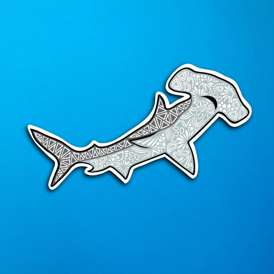 Hammerhead Shark Waterproof Sticker
