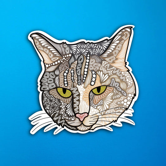 Pierce the Cat Waterproof Sticker