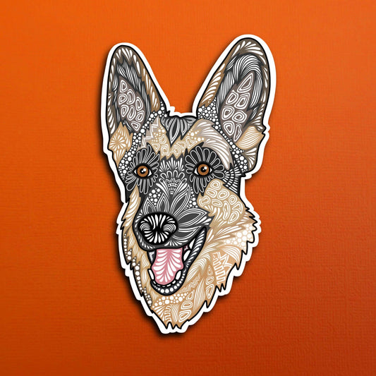Bruno the Dog Waterproof Sticker