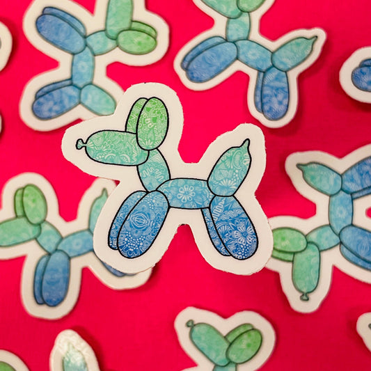 Mini Balloon Animal Waterproof Sticker