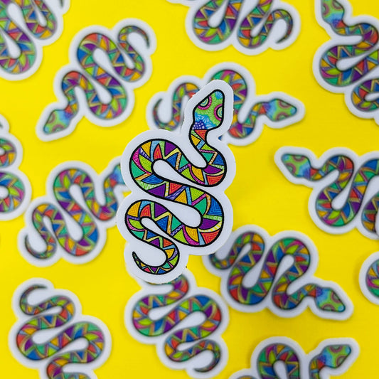 Mini Snake Waterproof Sticker