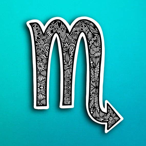 Scorpio Waterproof Sticker