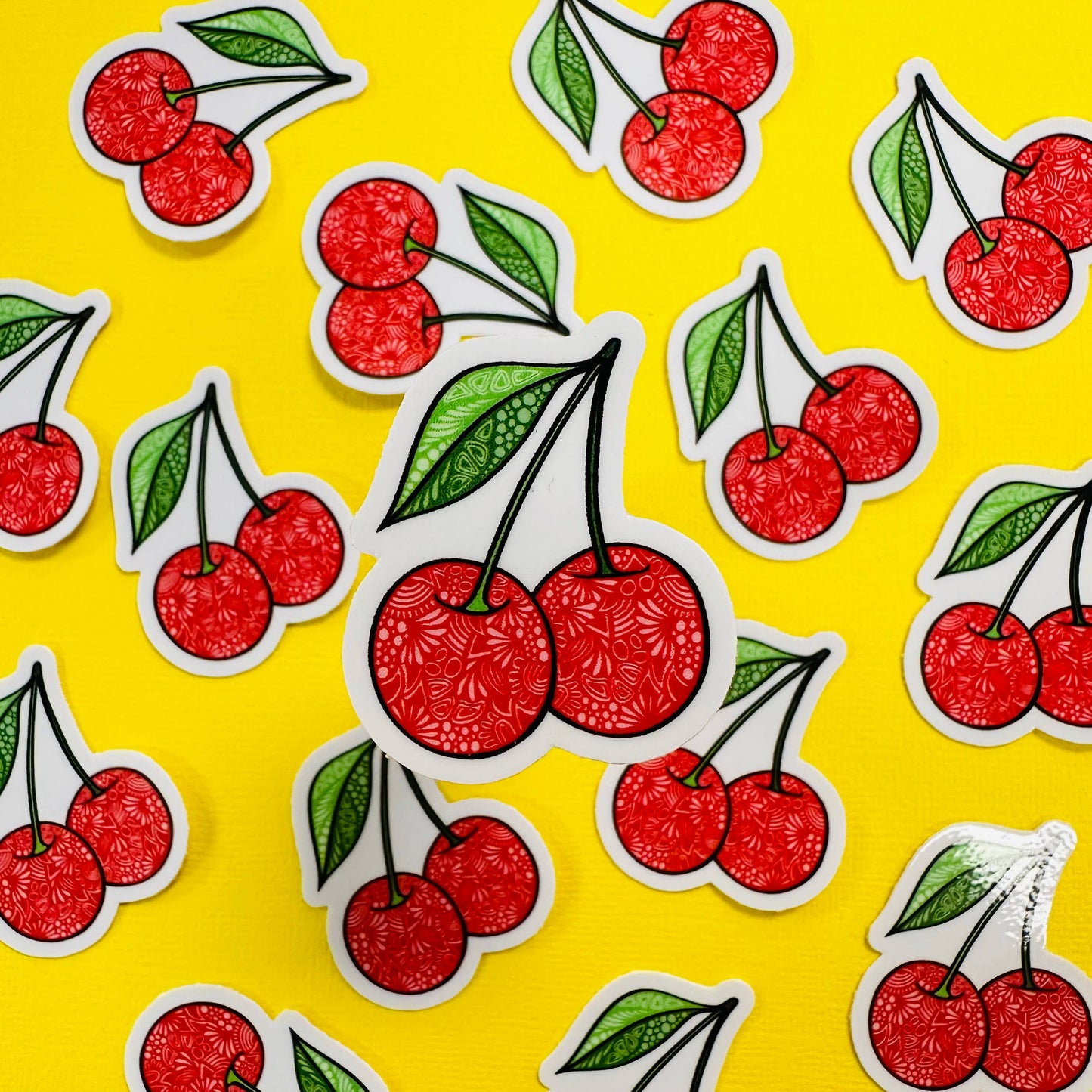 Mini Cherries Waterproof Sticker