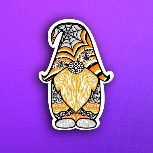 Halloween Gnome Waterproof Sticker