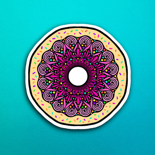 Donut Waterproof Sticker