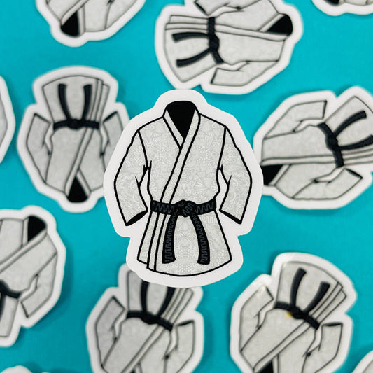 Mini Martial Arts Waterproof Sticker