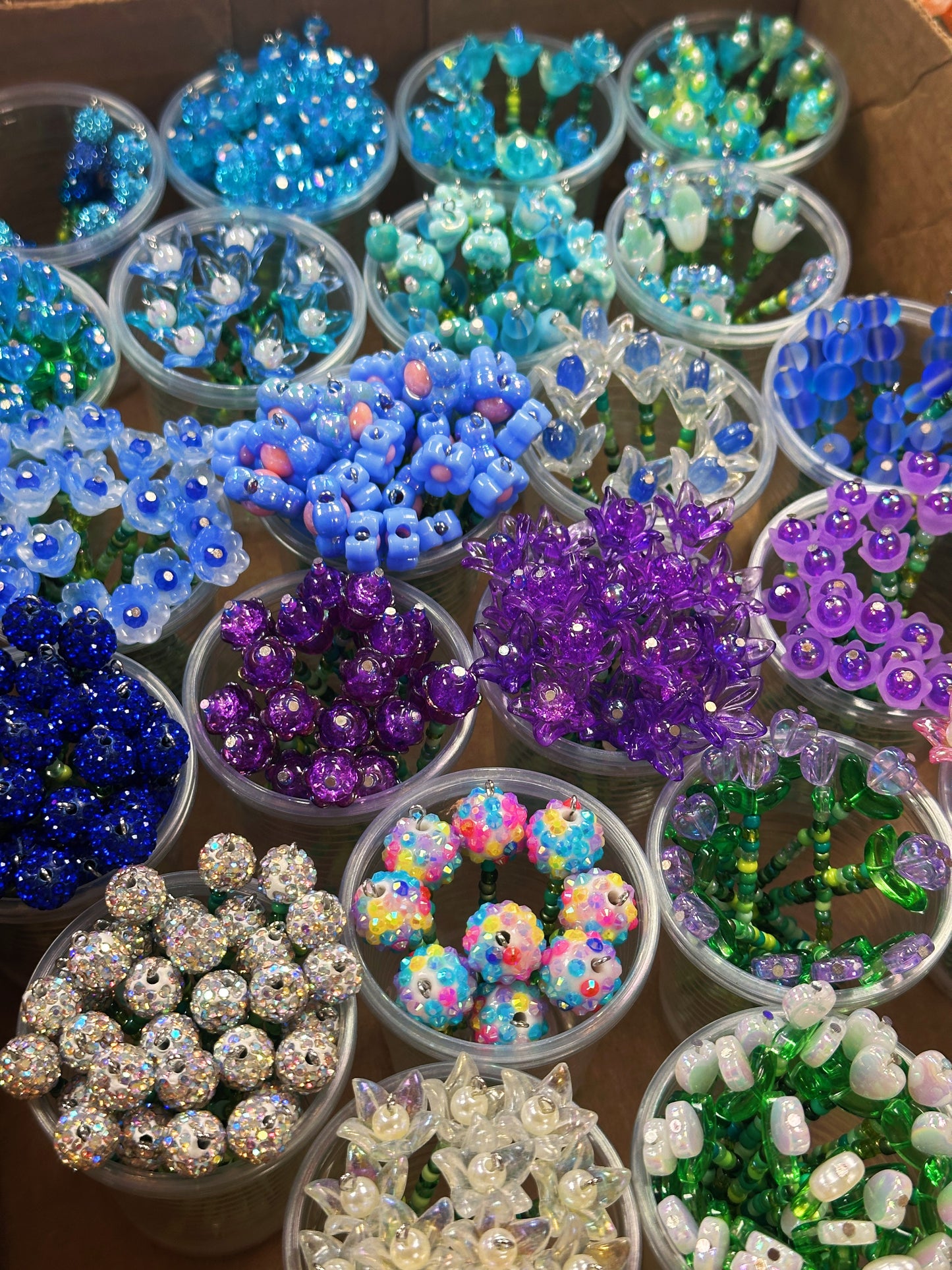 Mystery Single Beaded Flower