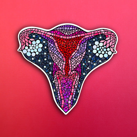 Magical Mosaic Womb Black Grout Waterproof Sticker