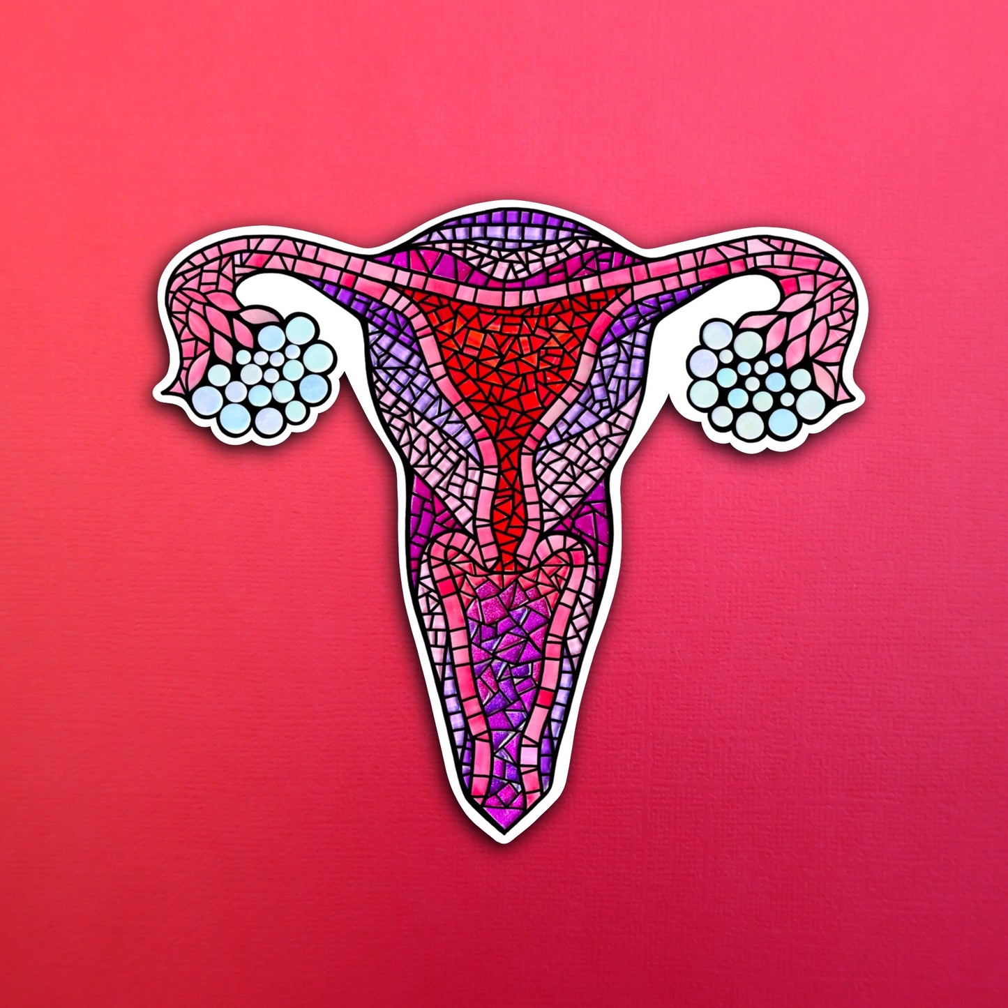Mosaic Womb Black Grout Waterproof Sticker