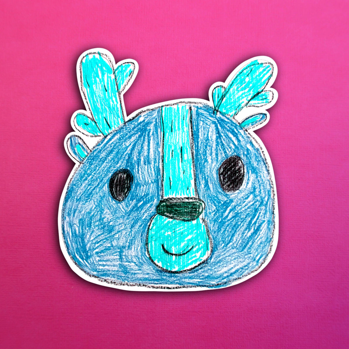 Ella's Bluedeery Waterproof Sticker!