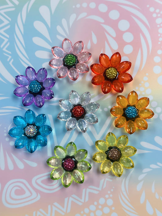 Mystery Beaded Flower Magnet or Pin!