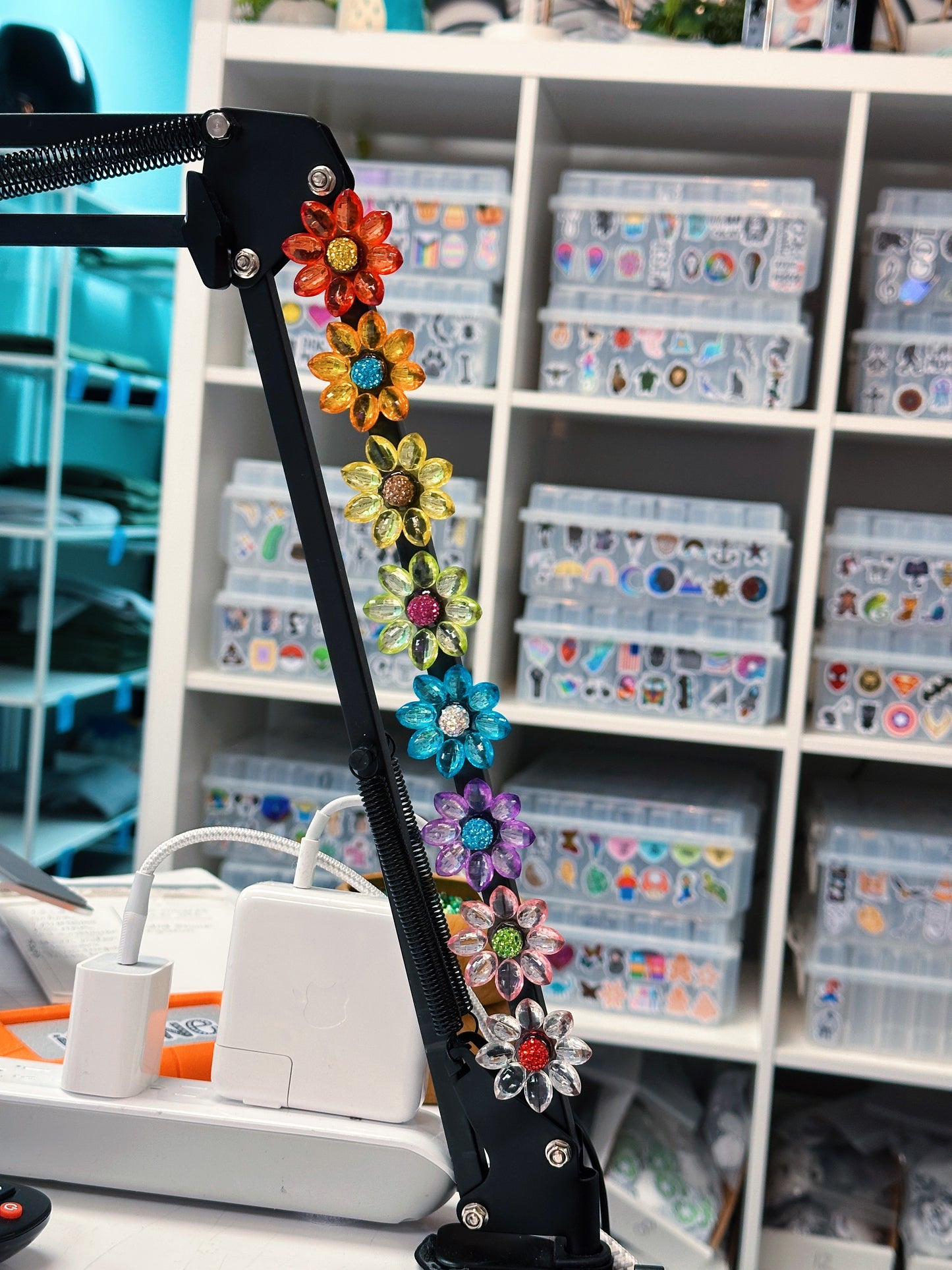 Mystery Beaded Flower Magnet or Pin!