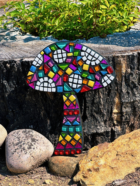 Colorful Mushroom Mosaic