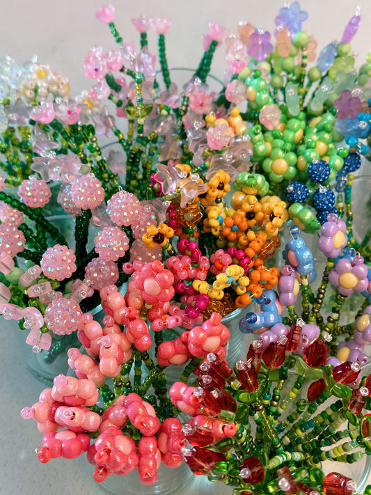 Mystery Single Beaded Flower