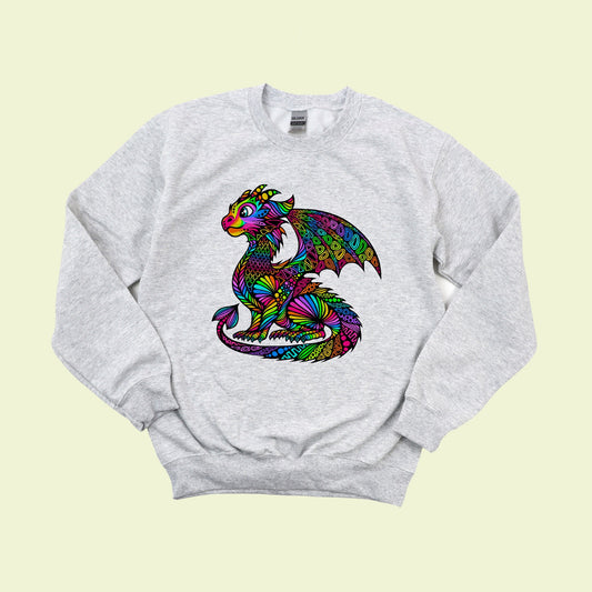Rainbow Dragon Crewneck!