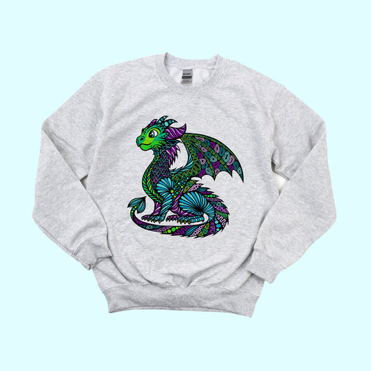 Teal Dragon Crewneck!