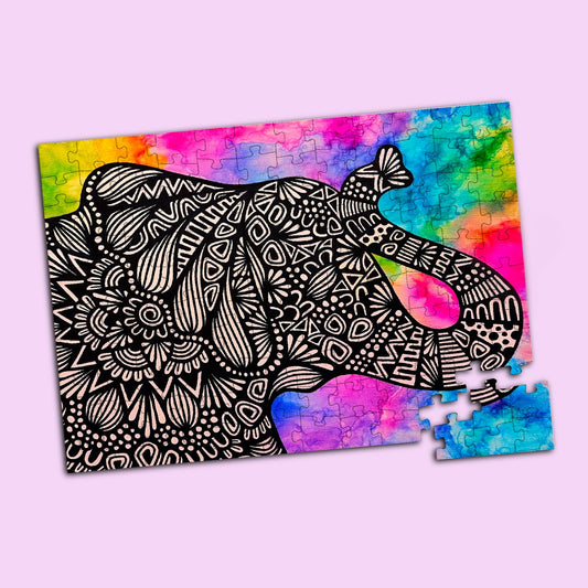 Rainbow Elephant Puzzle