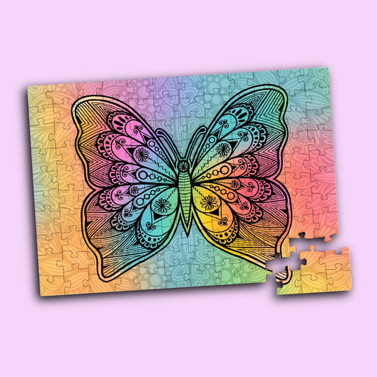 Rainbow Butterfly Puzzle