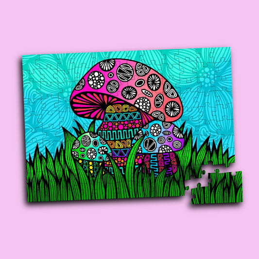 Groovy Mushrooms Puzzle