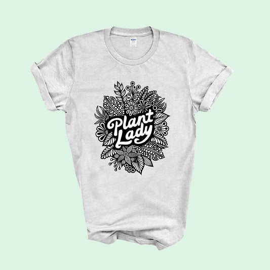 B&W Plant Lady T-shirt!