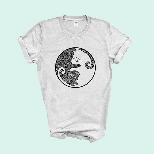Yin Yang Cat T-shirt!