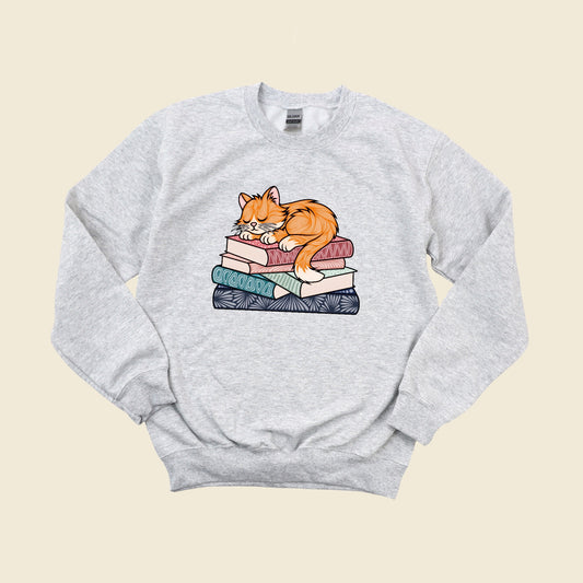 Orange Book Cat Crewneck!