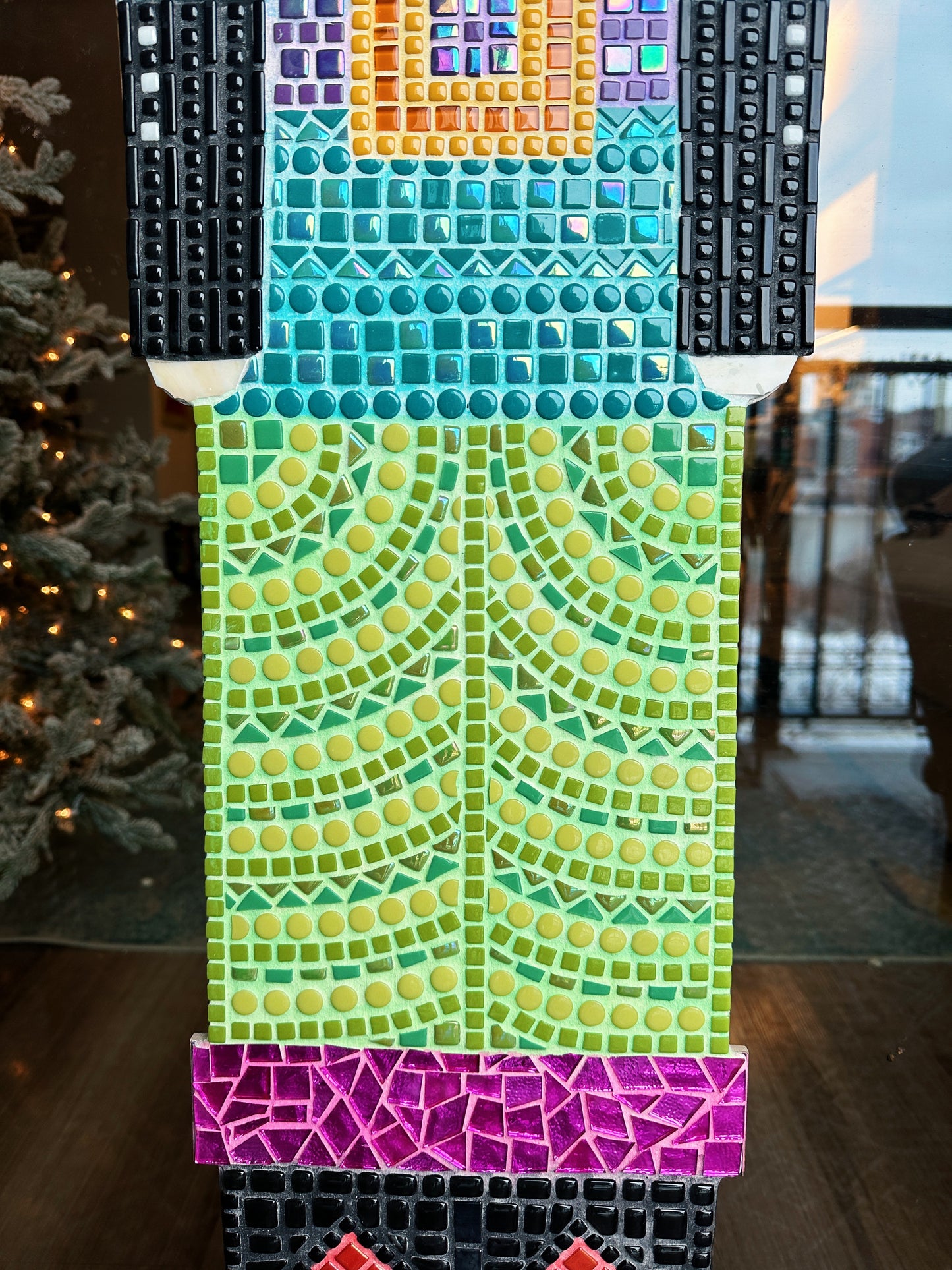 Downloadable Nutcracker Mosaic Coloring Page