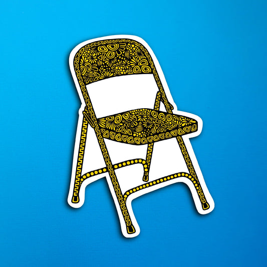 Pittsburgh Parking Chair Waterproof Sticker