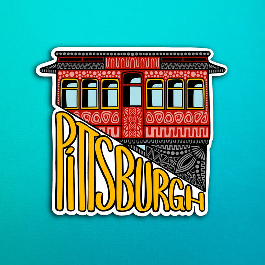 Pittsburgh Incline Waterproof Sticker