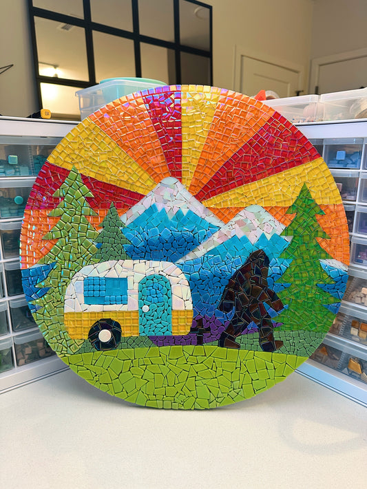 Camper Mosaic Digital File