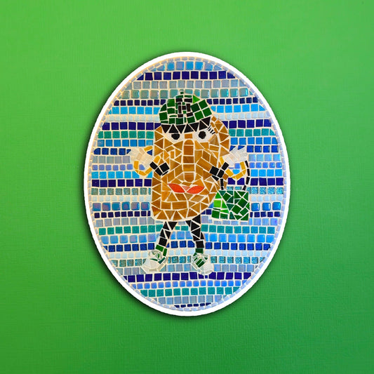 Pittsburgh Jalapeno Hannah Mosaic Waterproof Sticker